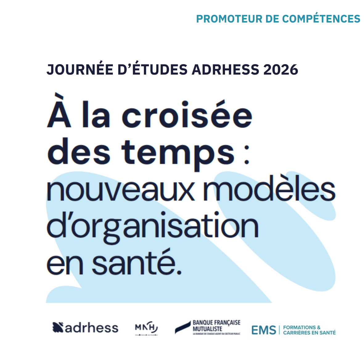 Journée d’étude ADRHESS 2026 : Réinventer la gestion des temps en santé