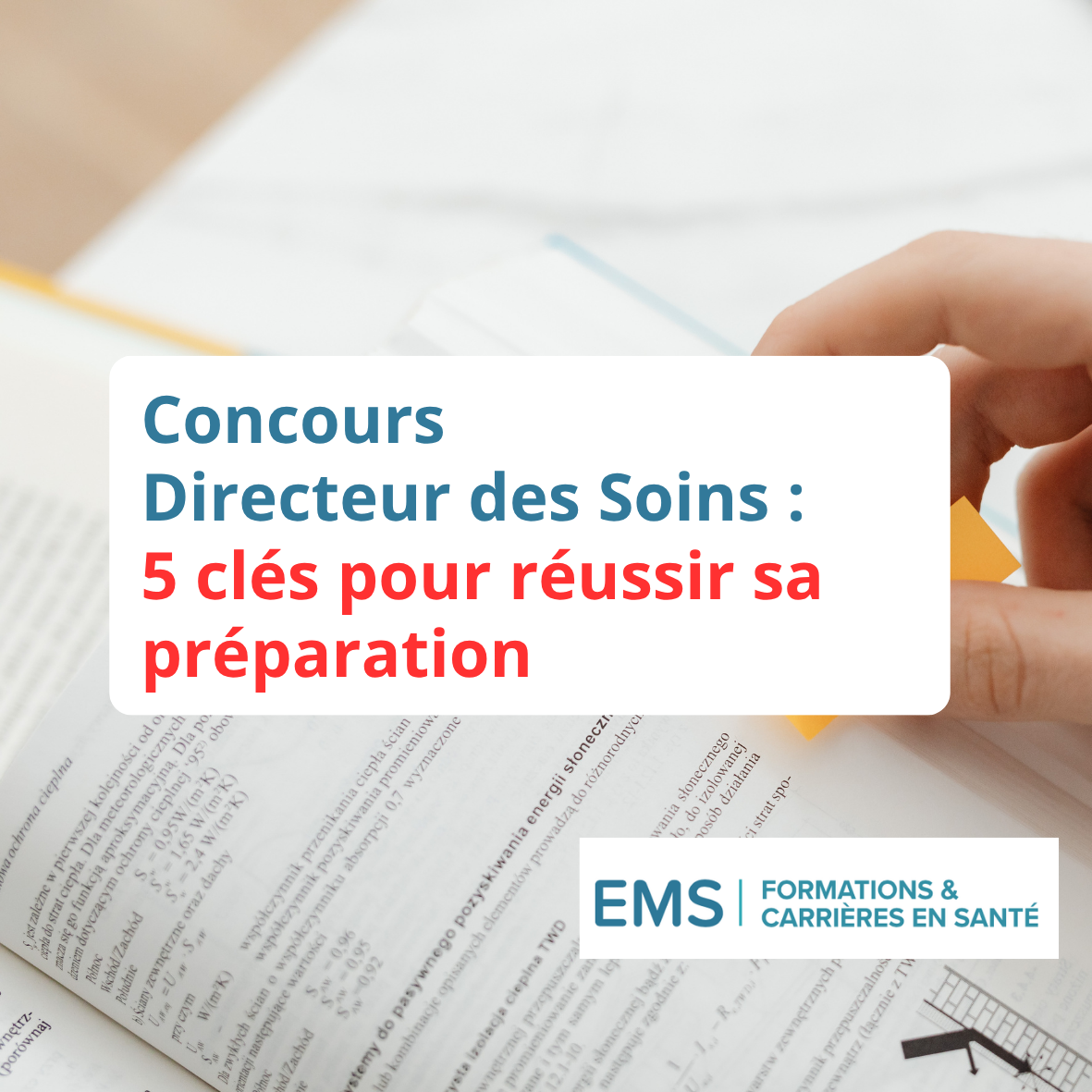 Concours Directeur des Soins : 5 clés pour réussir sa préparation Concours Directeur des Soins : 5 clés pour réussir sa préparation